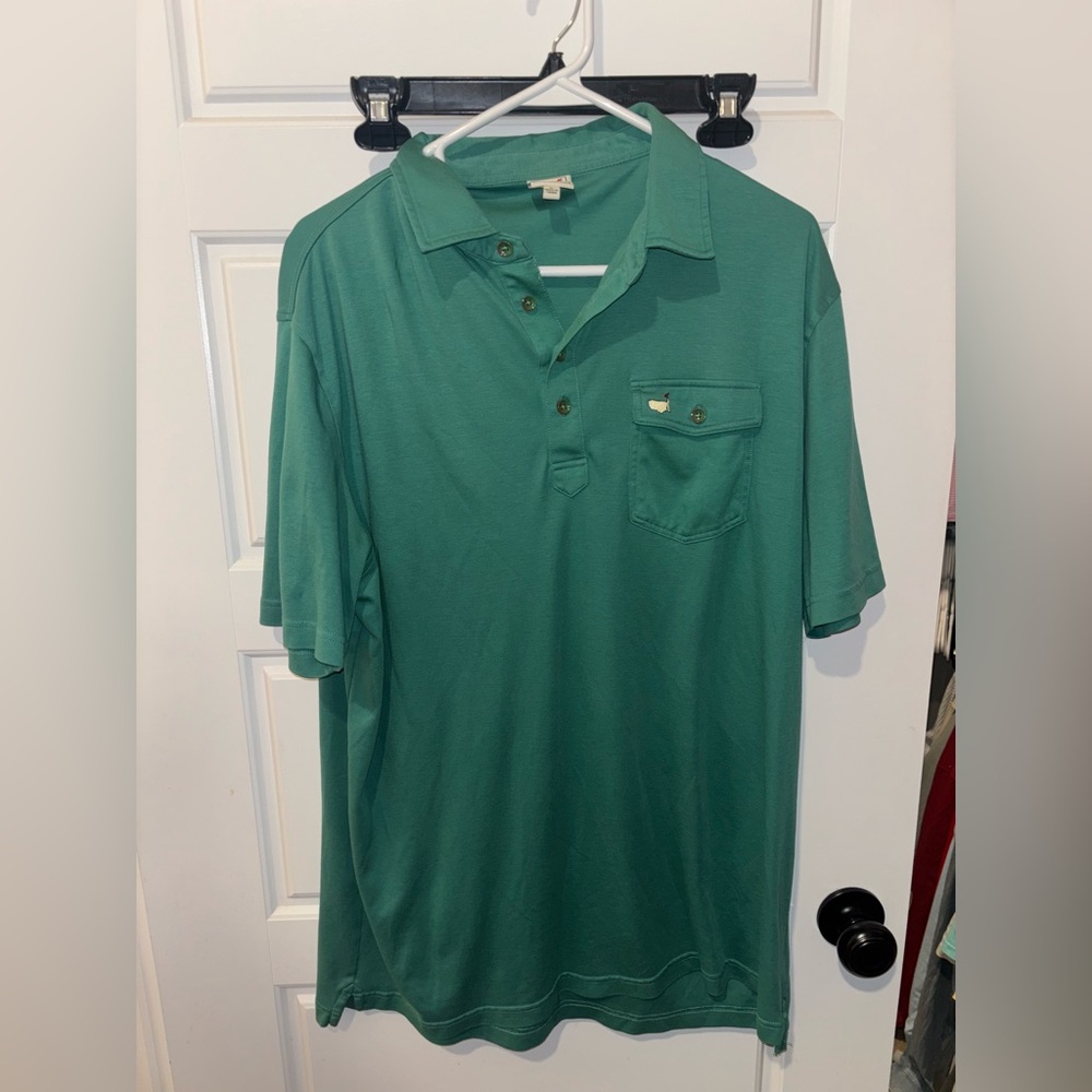 Men's Masters Green Polo Shirt